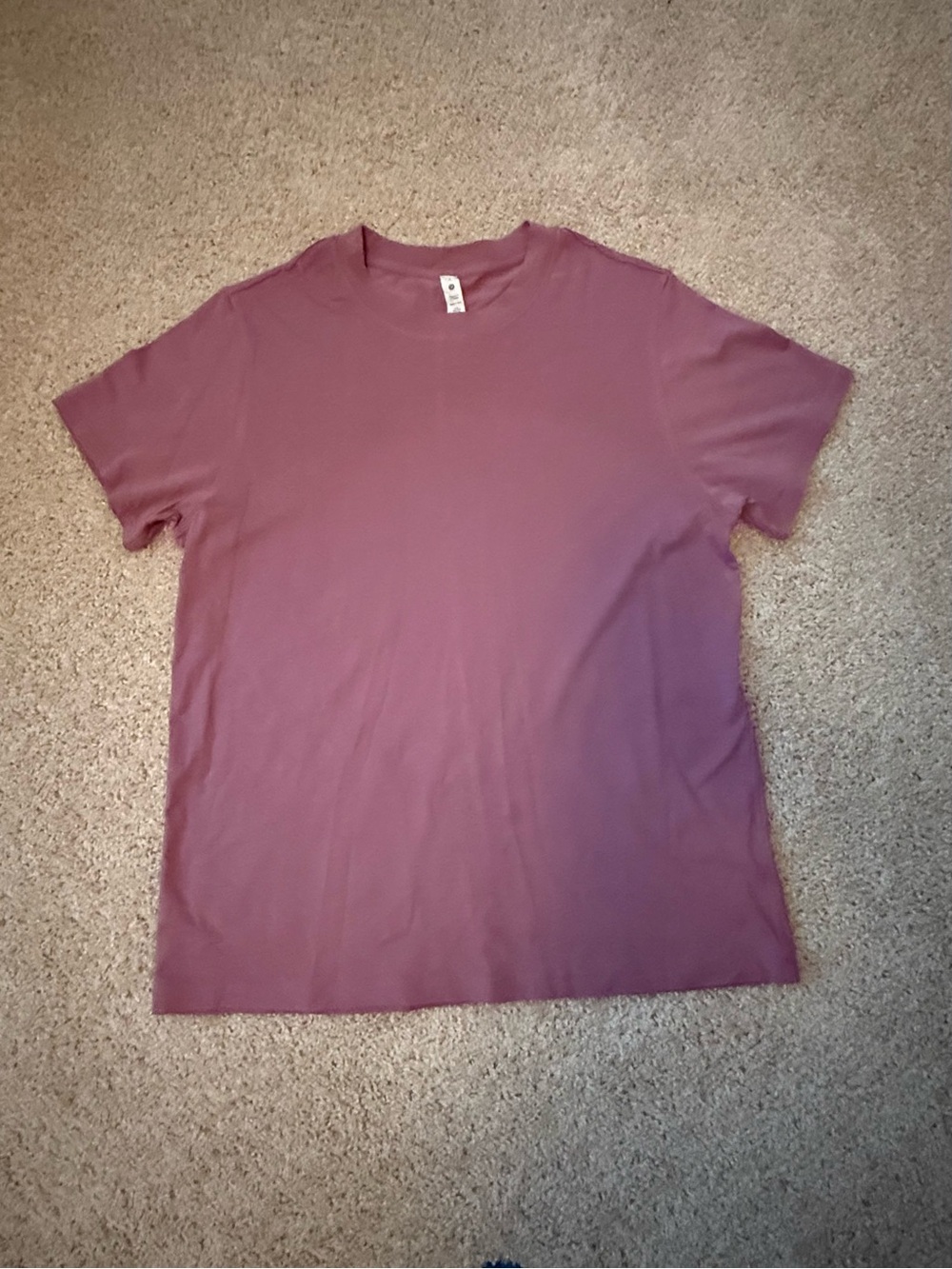 lululemon athletica Short Sleeve Crew Tee in Dusty Mauve